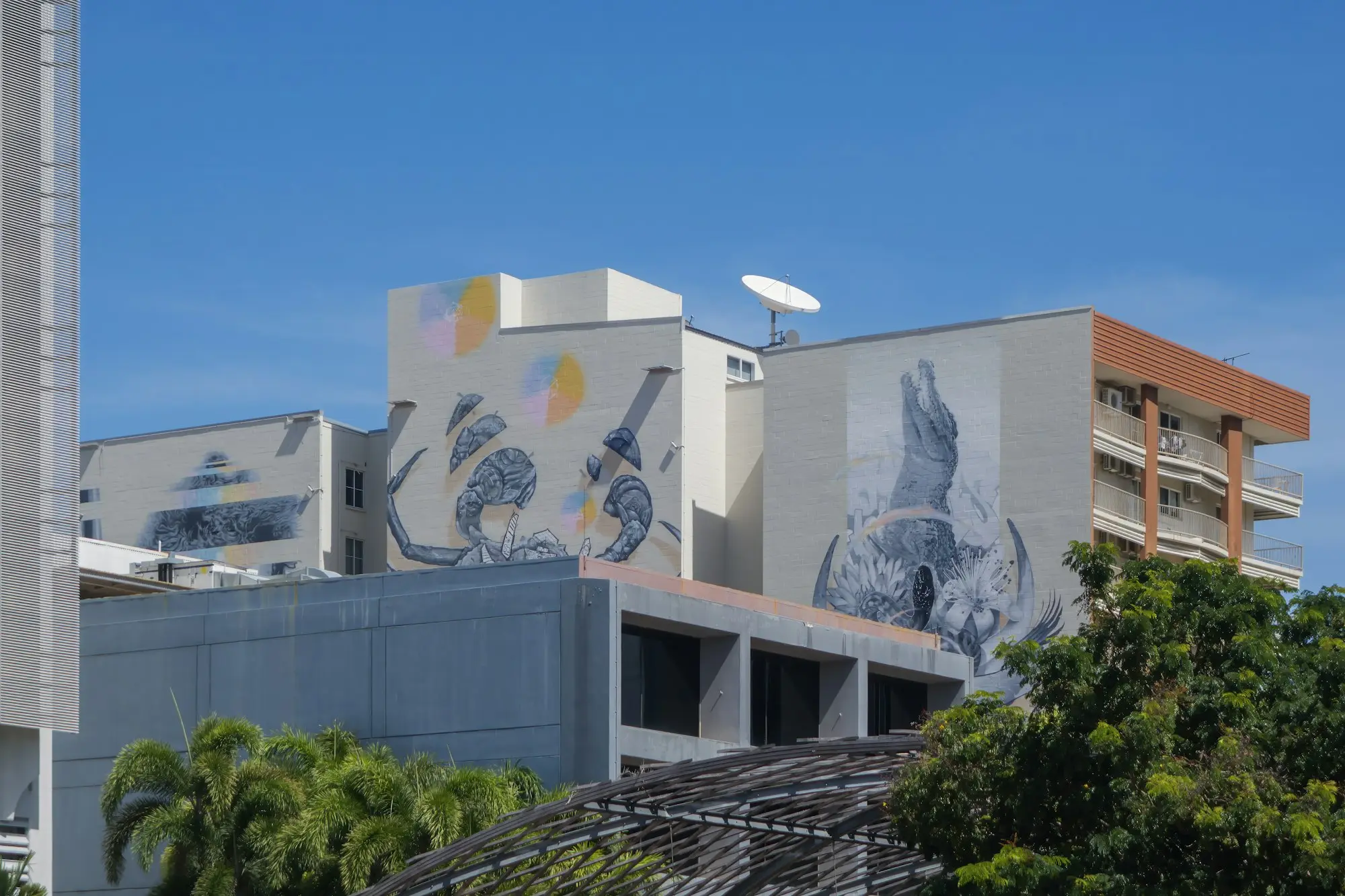 Business buildings in Darwin city